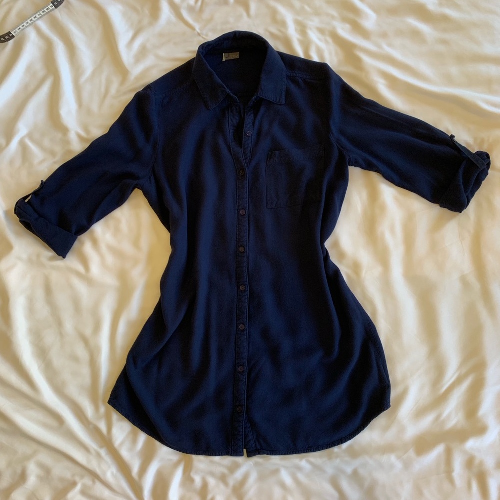 Anthropologie button down shirt/ tunic